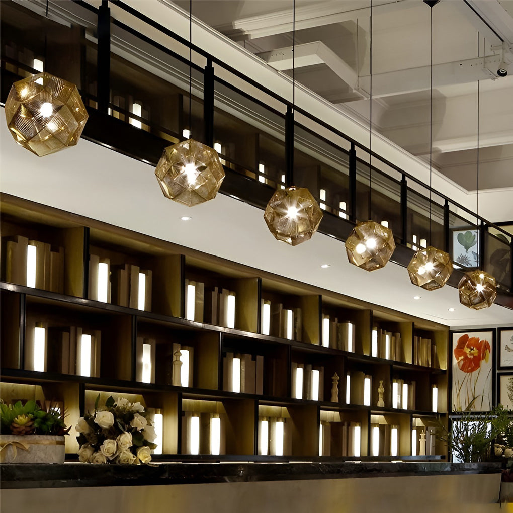 RAVENHURST GEOMETRIC METAL PENDANT CHANDELIER
