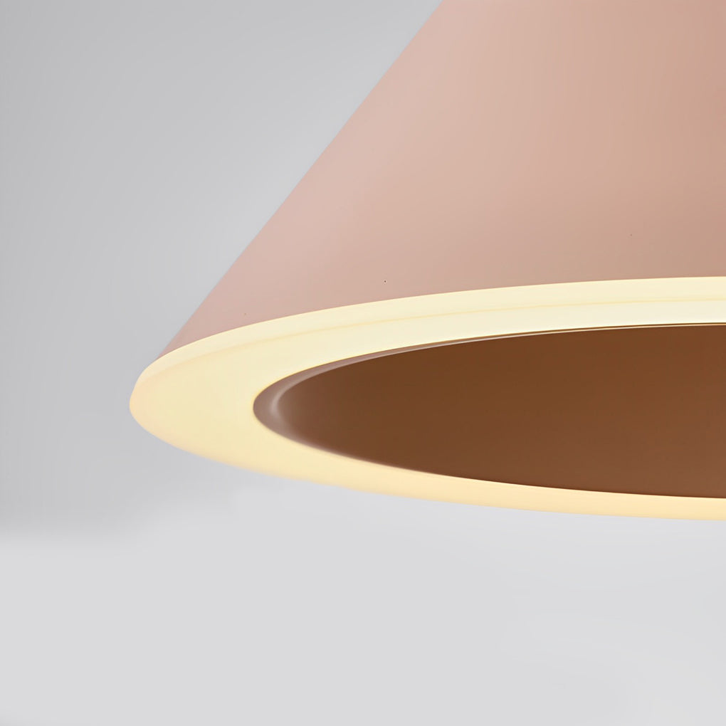FENWICK HUE CONICAL PENDANT LIGHT, MACARON COLOR NORDIC DESIGN FOR KITCHEN ISLAND