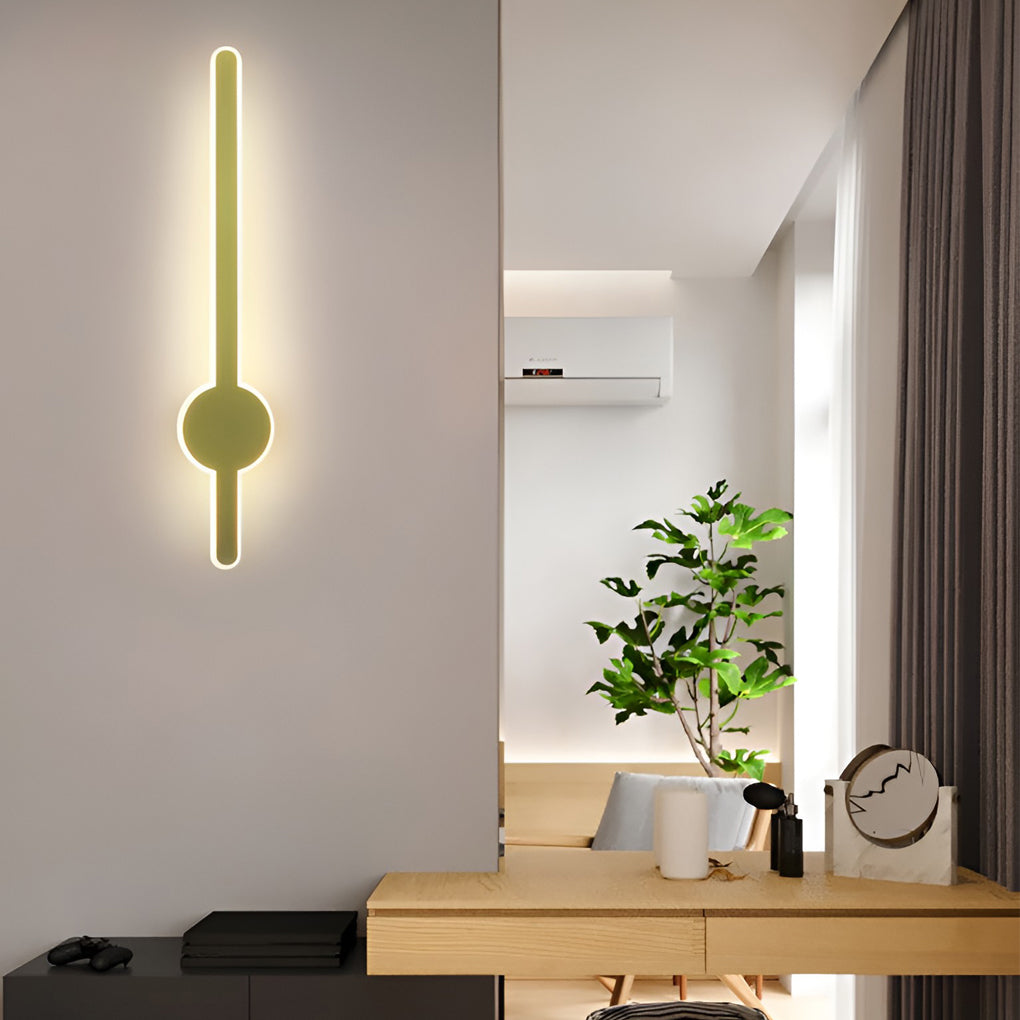 WINDSOR HARMONY LED WALL SCONCE WITH BLACK, GOLD, AND WHITE ACCENTS