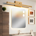 WILLOUGHBY WOODEN RAY LED VANITY LIGHT - 15-Inch"
2. "HASTINGS ROTATING WOODEN LED BATHROOM ILLUMINATOR - 23-Inch"
3. "CHESTERFIELD ADJUSTABLE WOODEN LED VANITY LAMP - 35-Inch