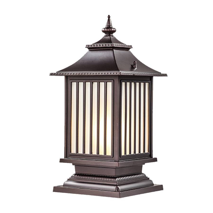 RAVENWOOD TRIPLE-TONE WATER-RESISTANT PILLAR LIGHT