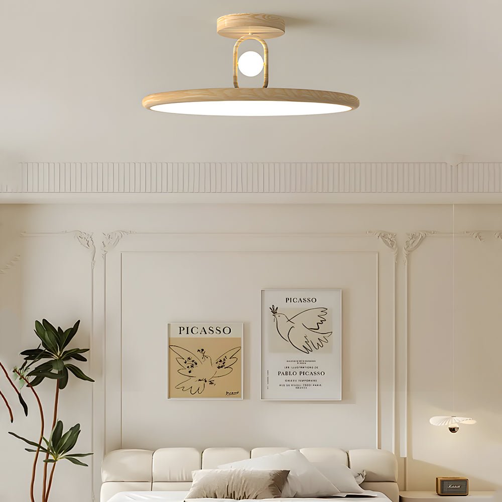 FENWICK WOODLAND CIRCLE SEMI-FLUSH CEILING LANTERN