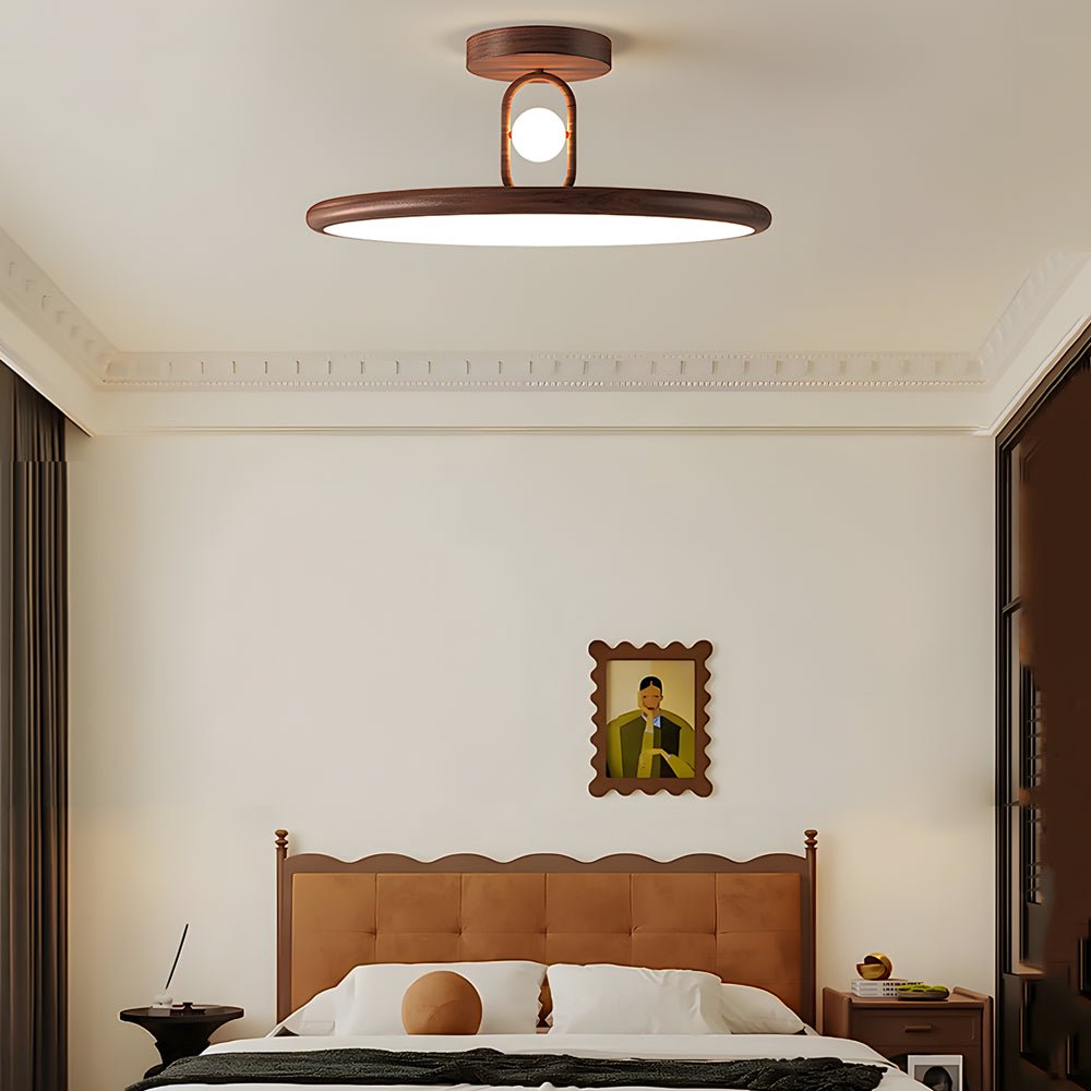 FENWICK WOODLAND CIRCLE SEMI-FLUSH CEILING LANTERN