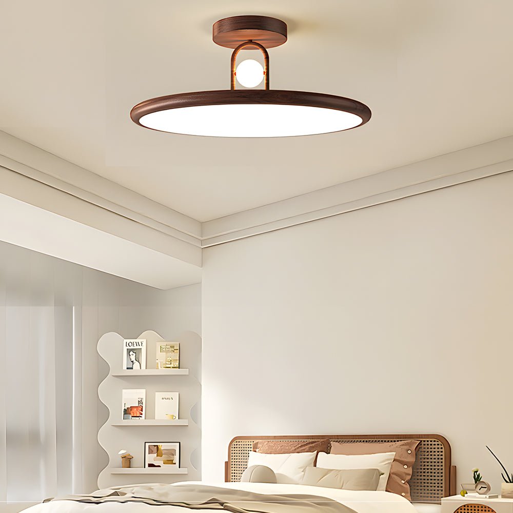 FENWICK WOODLAND CIRCLE SEMI-FLUSH CEILING LANTERN