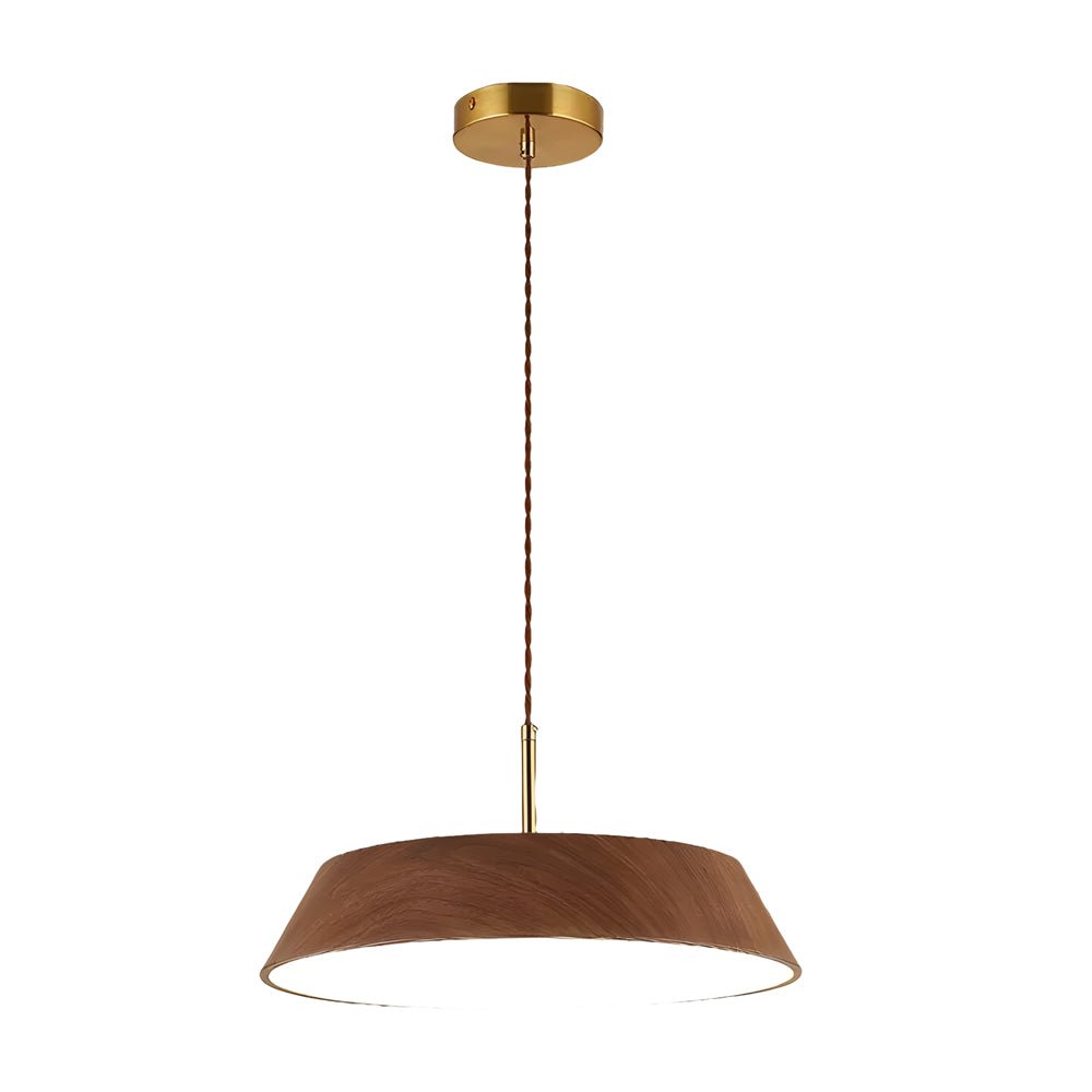 FENWICK WOODEN ORB LED HANGING LIGHT