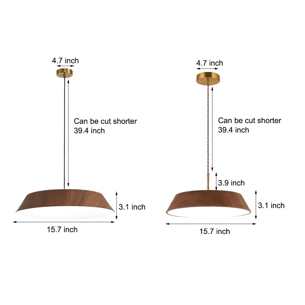 FENWICK WOODEN ORB LED HANGING LIGHT