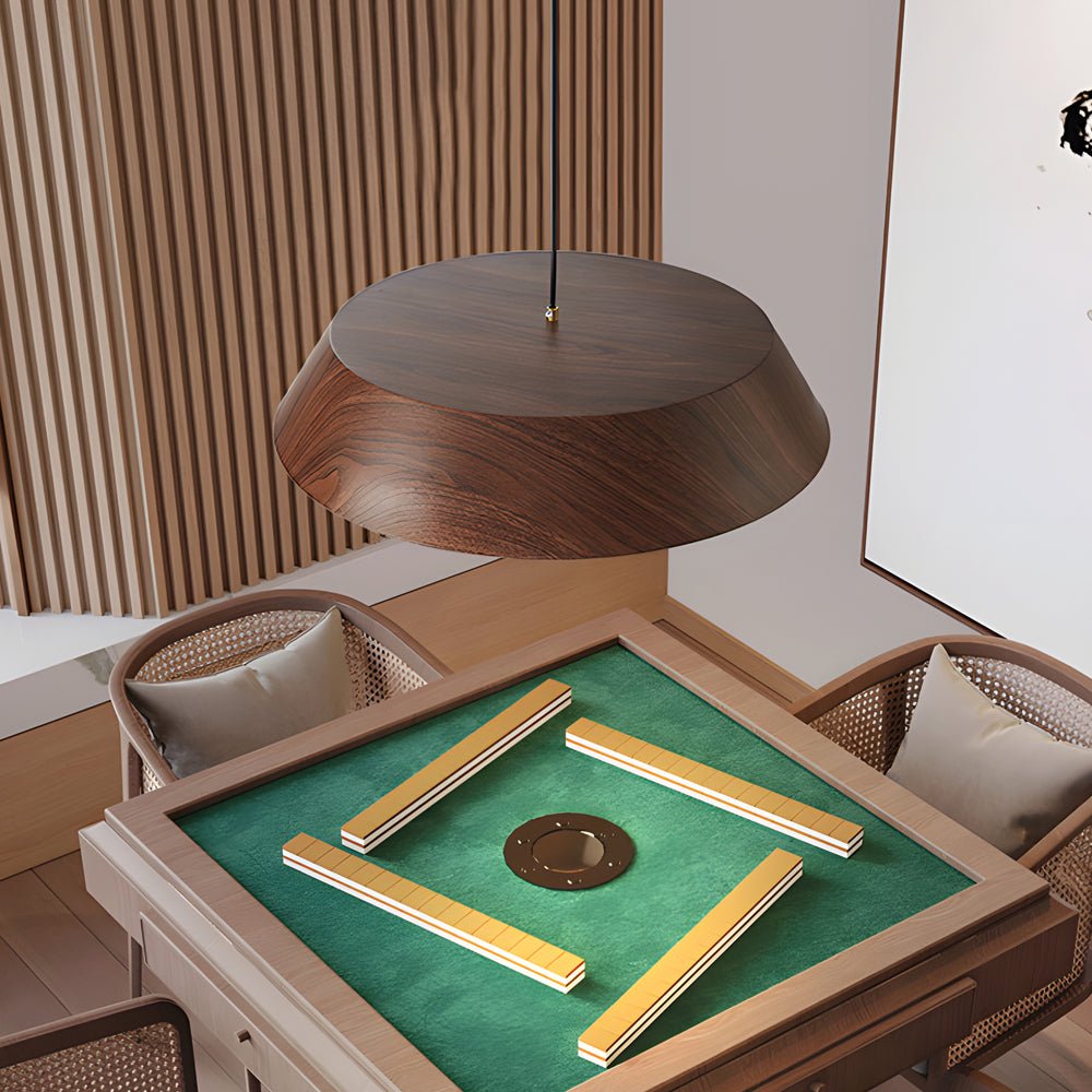 FENWICK WOODEN ORB LED HANGING LIGHT