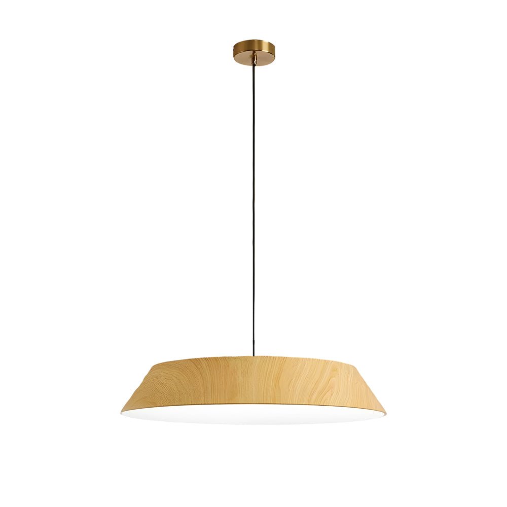 FENWICK WOODEN ORB LED HANGING LIGHT