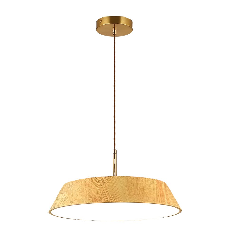FENWICK WOODEN ORB LED HANGING LIGHT