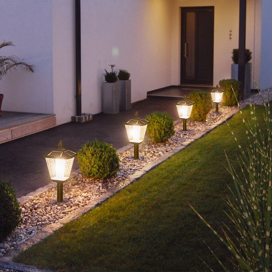 FENWICK SOLAR GLOW GARDEN STAKES - WATER-RESISTANT LED LIGHTING
