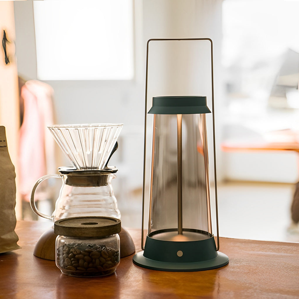 WINCHESTER WATERSHED USB RECHARGEABLE OUTDOOR LANTERN WITH TOUCH DIMMER