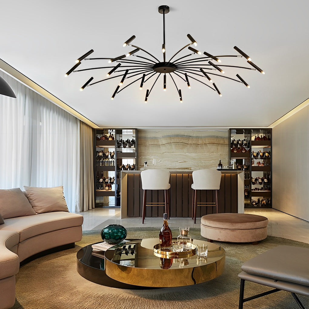 ALDERSON METAL TRIO DIMMER CHANDELIER