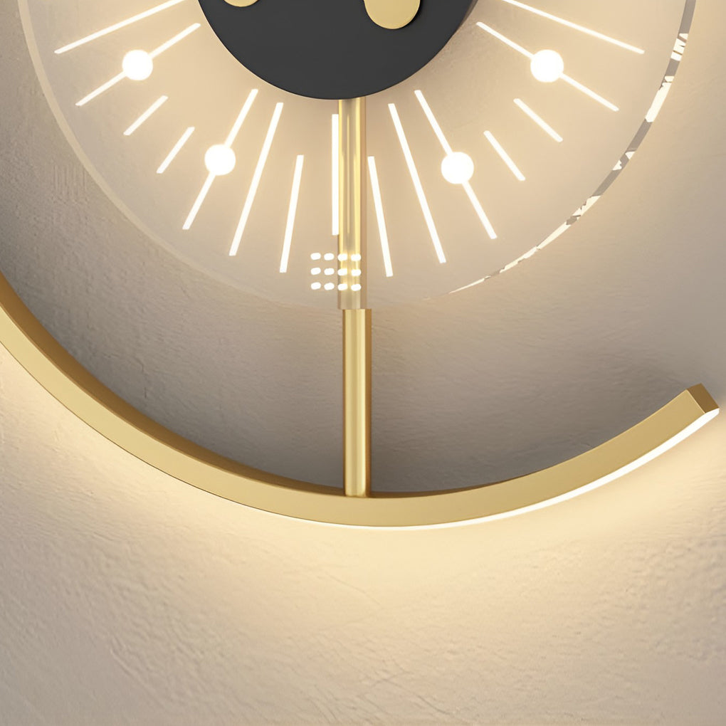 WINTHORPE MUTE CLOCK LED NORDIC WALL SCONCE