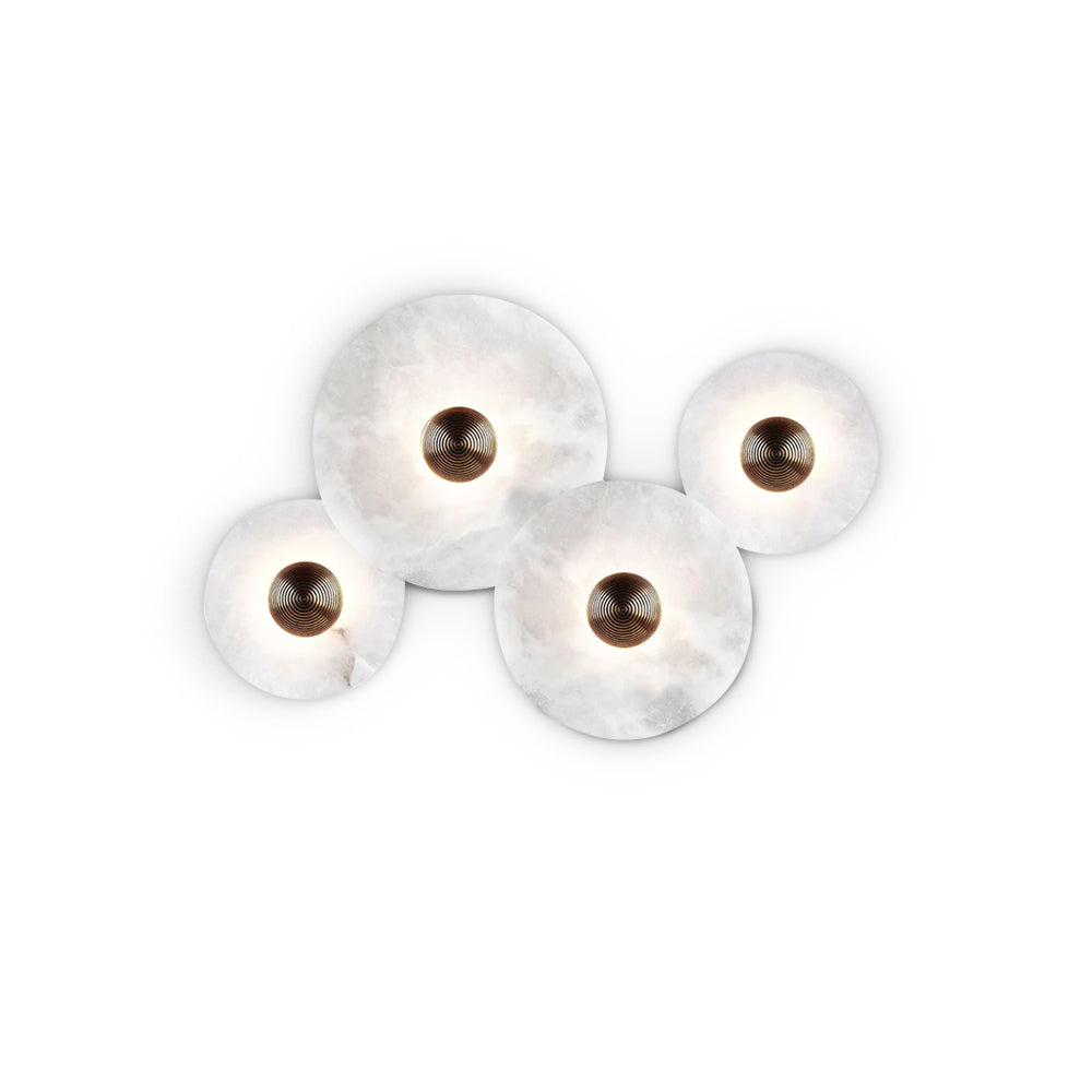 WINDSOR CIRCLE ALABASTER WALL SCONCE