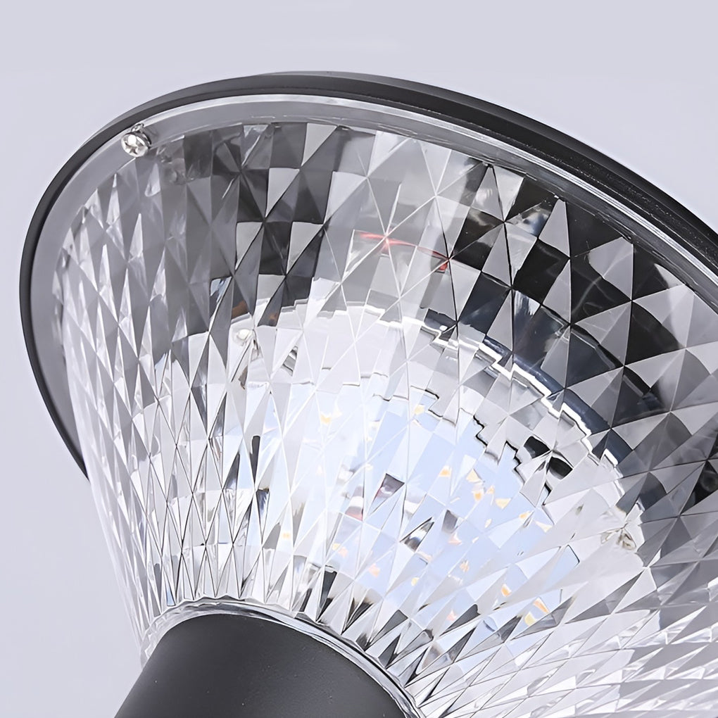 RAVENWOOD SOLAR-POWERED CIRCULAR FENCE LANTERNS WITH SMART LIGHTING