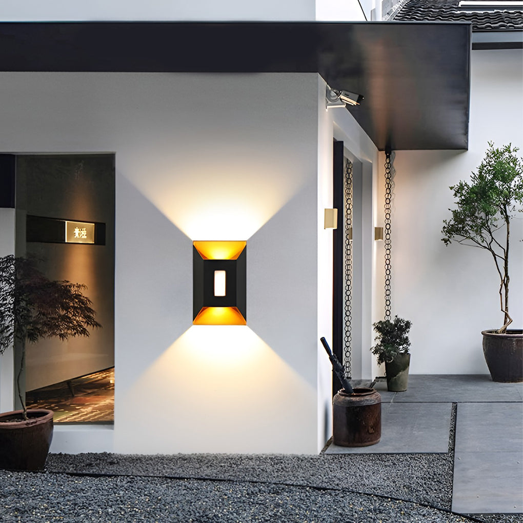 WINDSOR AQUA SHIELD LED WALL SCONCE, MODERN UP AND DOWN LIGHTING