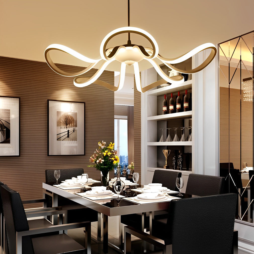 FLORENTINE WHISPERING PETALS DIMMABLE LED CEILING LIGHT