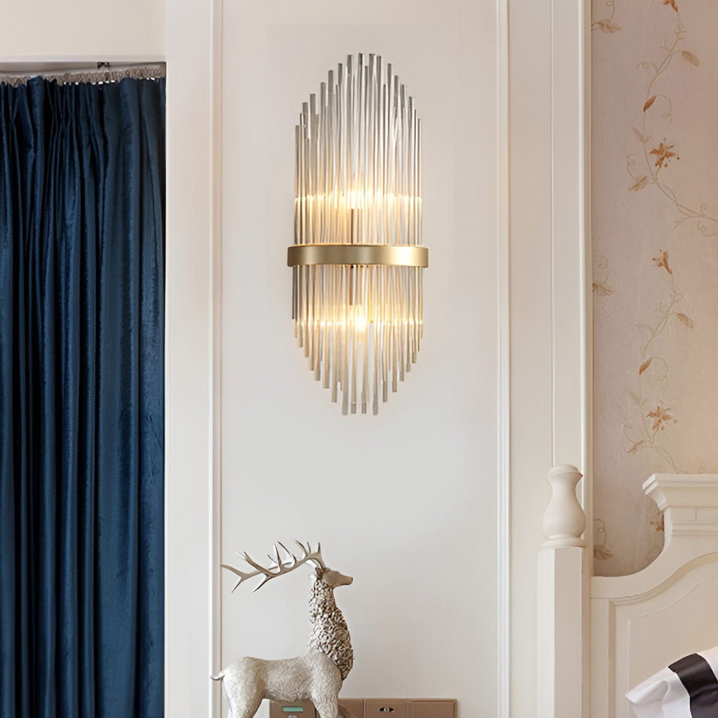 WINTHROP CRYSTAL GLOW WALL SCONCE