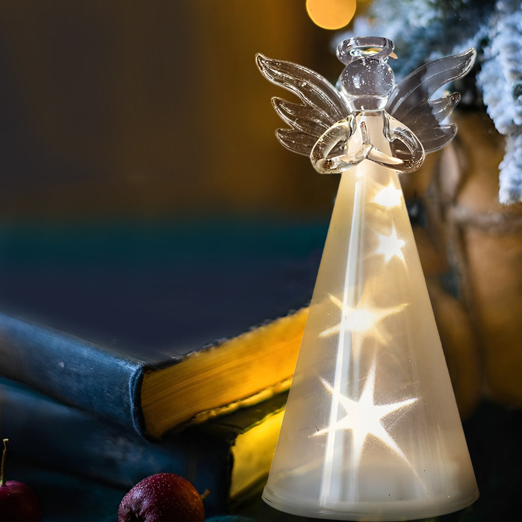 WINTERBOURNE ANGELIC GLASS ILLUMINATOR DESK LAMP