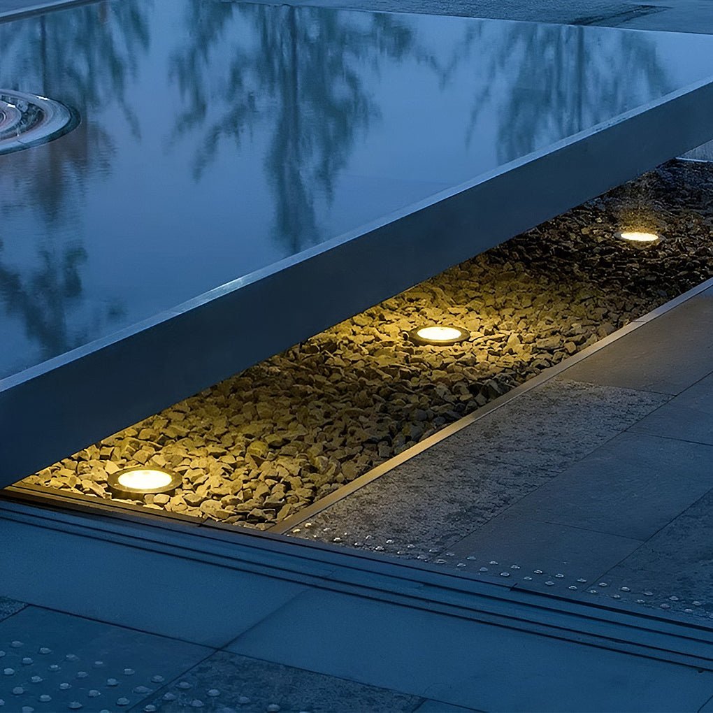 WILLOUGHBY GROUND-SET ILLUMINATORS - 16-Piece Waterproof Recessed Lighting Ensemble"  
2. "BROMLEY OUTDOOR PAVER LUMINAIRE SET - 16 Waterproof Recessed Light Fixtures"  
3. "HARTFORD SUBSURFACE RADIANCE - 16-Piece Waterproof In-Ground Lighting Collection"
