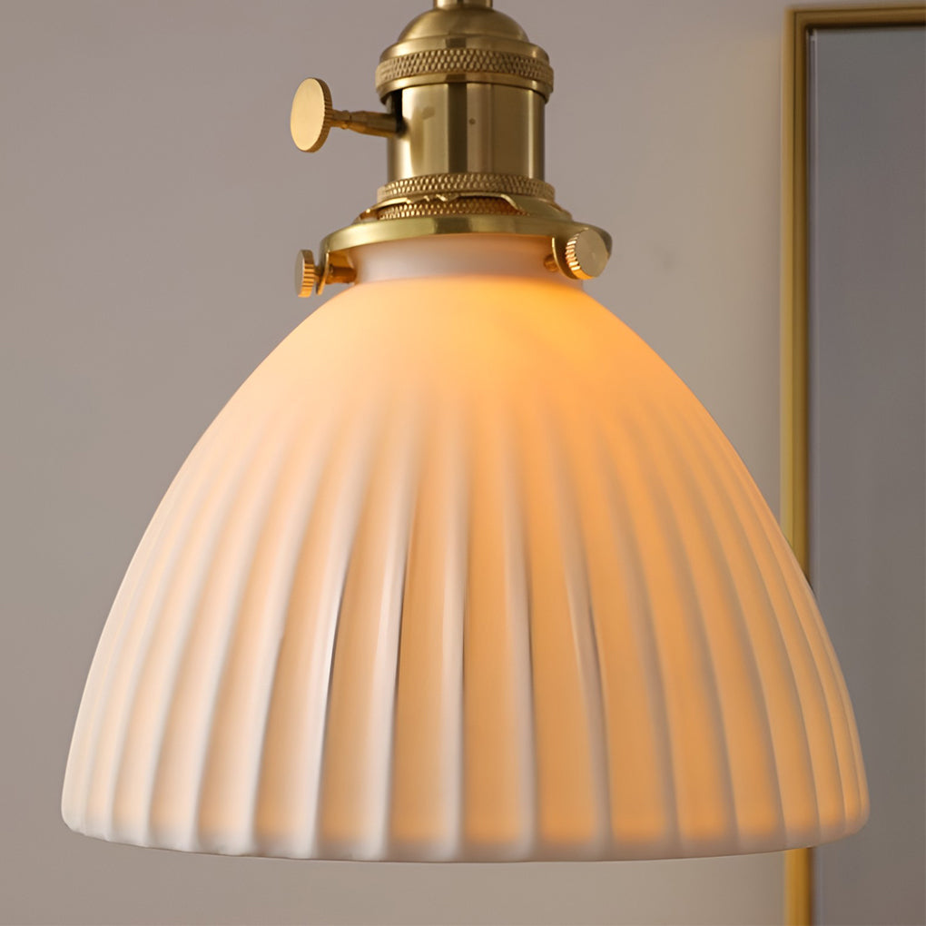 WINTHROP COPPER-ACCENTED CERAMIC PENDANT LIGHTING