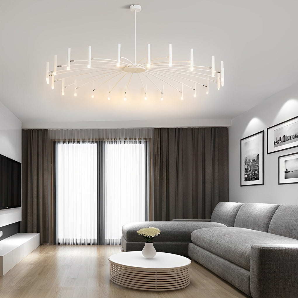 ALDERSON METAL TRIO DIMMER CHANDELIER