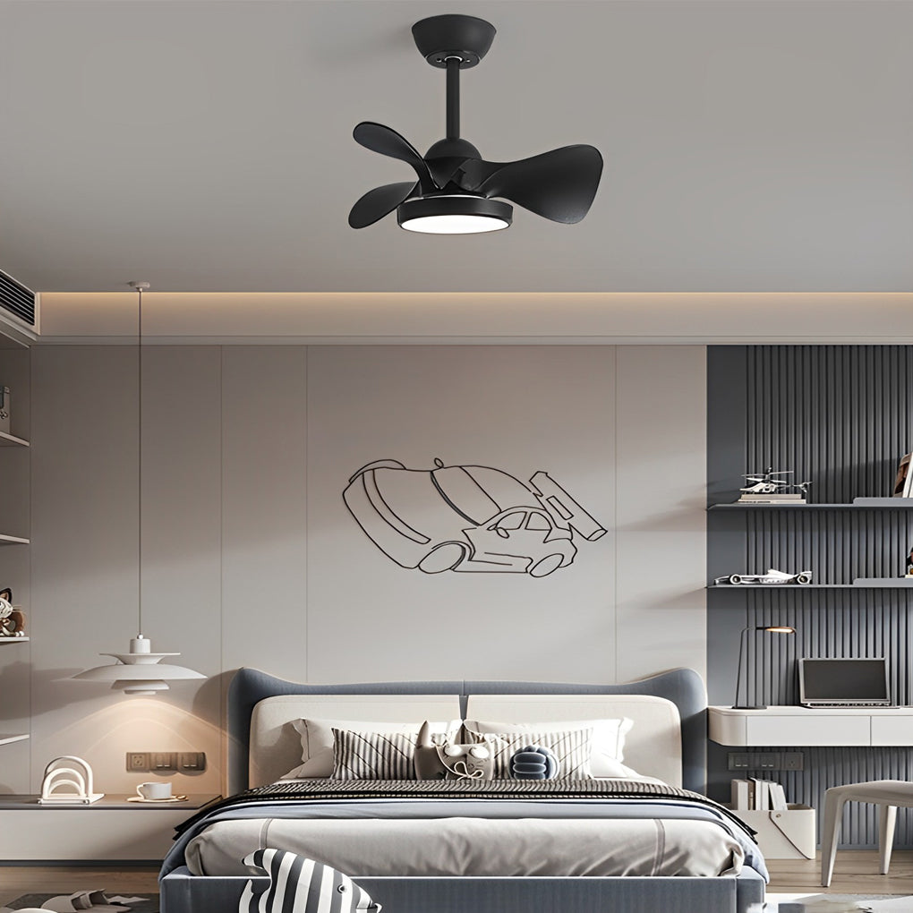 FENWICK THREE-BLADE SILENT LED CEILING LIGHT WITH REMOTE INVERTER