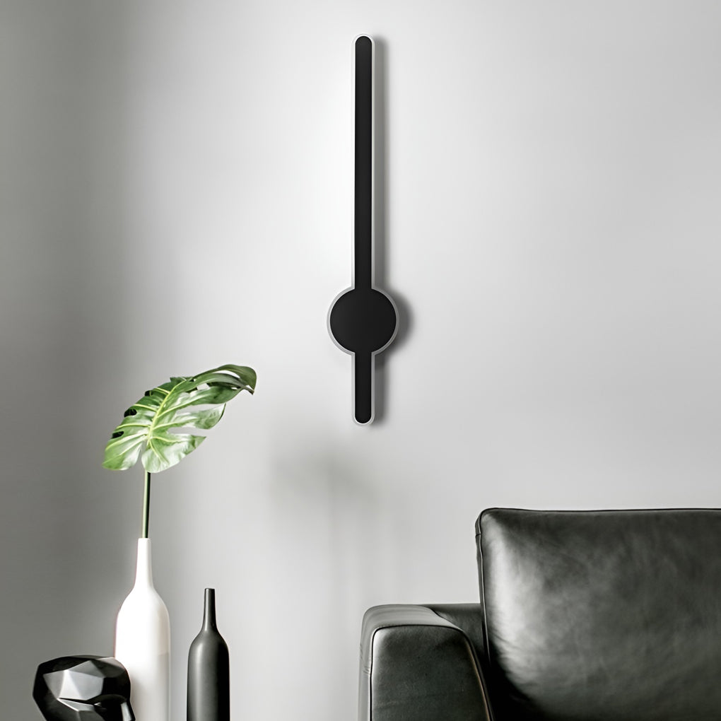 WINDSOR HARMONY LED WALL SCONCE WITH BLACK, GOLD, AND WHITE ACCENTS