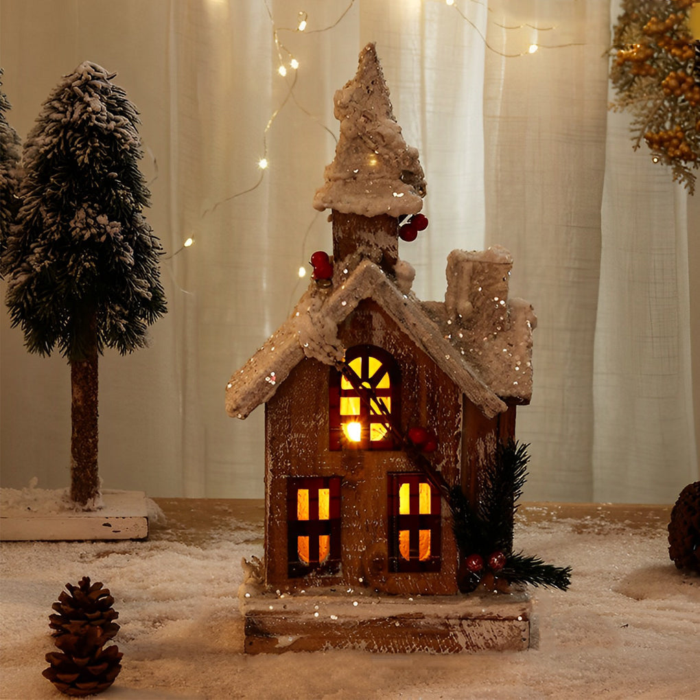 WINTERDALE ILLUMINATED COTTAGE VILLAGE DECORATIVE ORNAMENTS