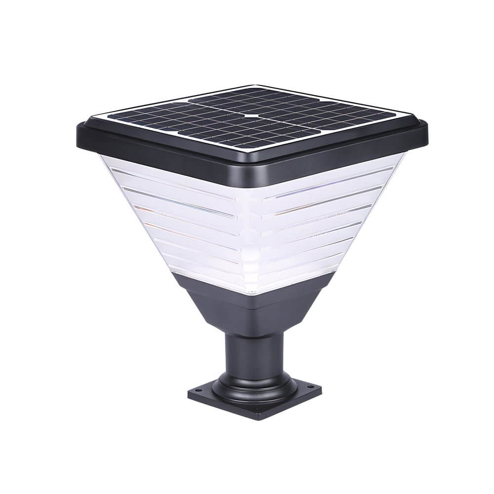 RAVENHURST 17.9-INCH SOLAR-POWERED SQUARE PIER LIGHT