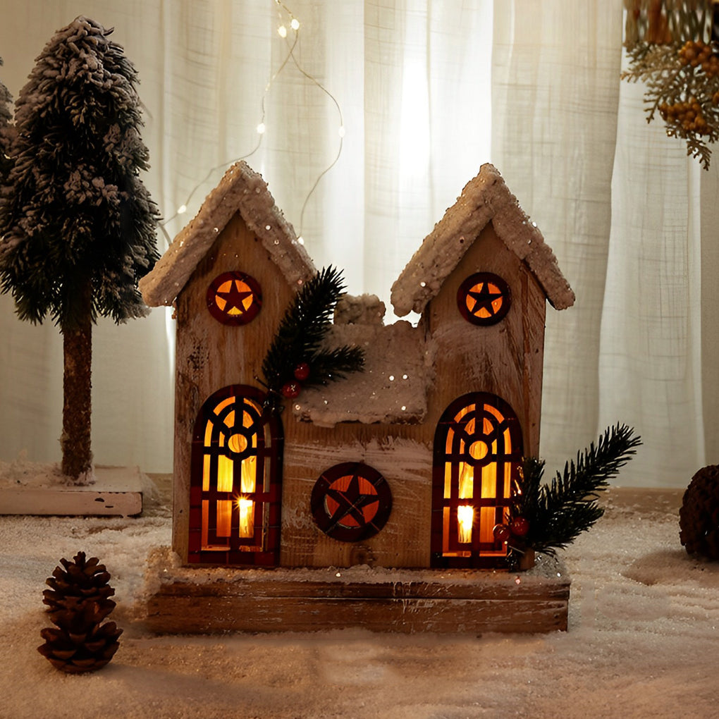 WINTERDALE ILLUMINATED COTTAGE VILLAGE DECORATIVE ORNAMENTS