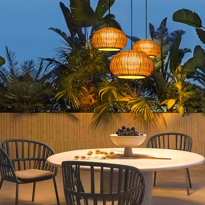WINDSOR WICKER OUTDOOR LANTERN WALL SCONCE