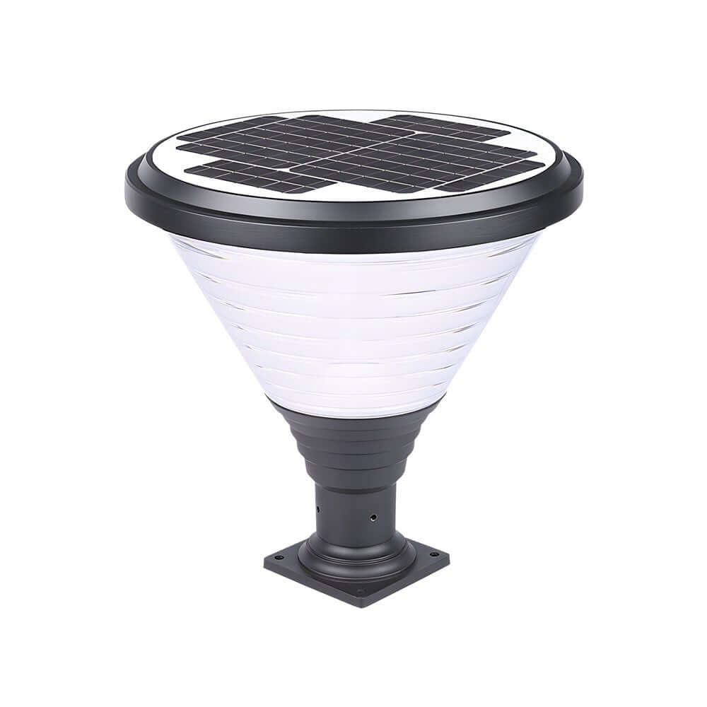 WINTHORPE 18.9-INCH BLACK ROUND PIER MOUNT LIGHT