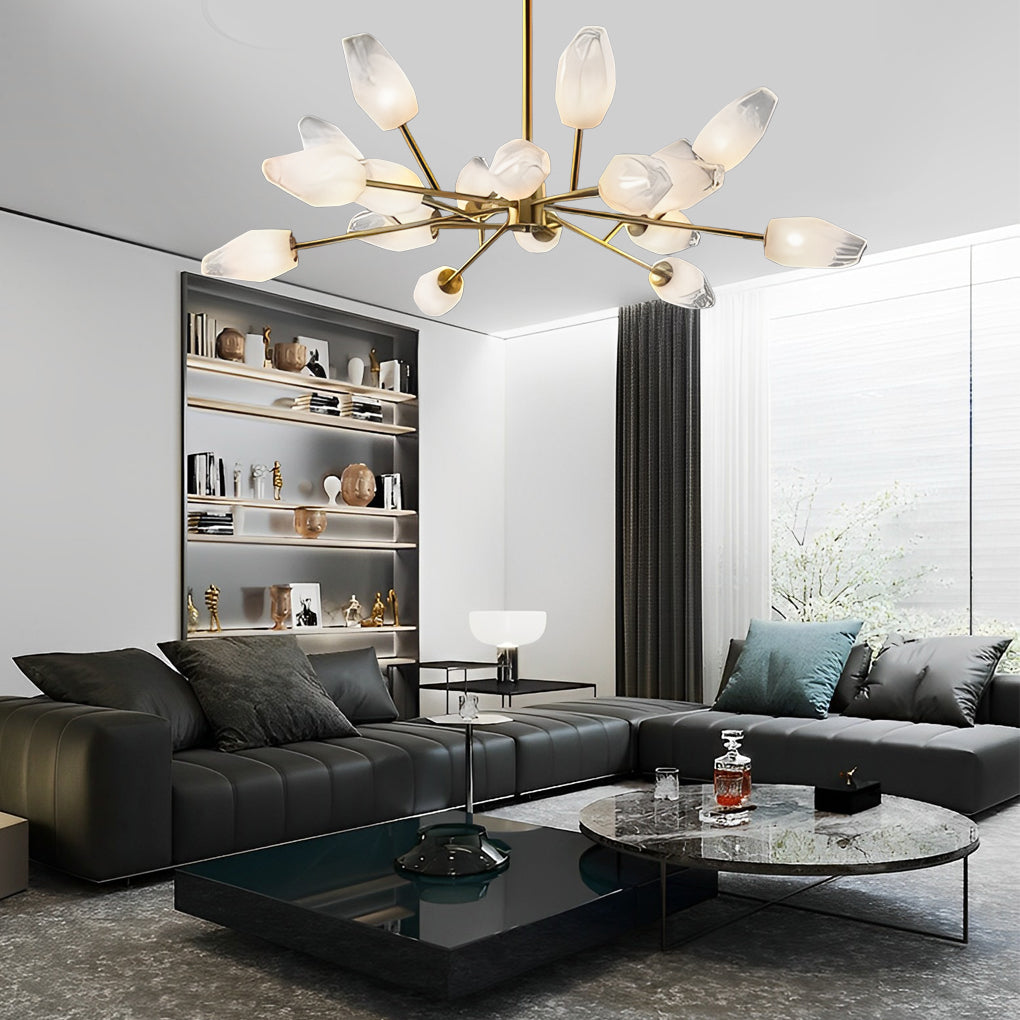 WINTHROP CRYSTAL SPHERE MODERN CHANDELIER