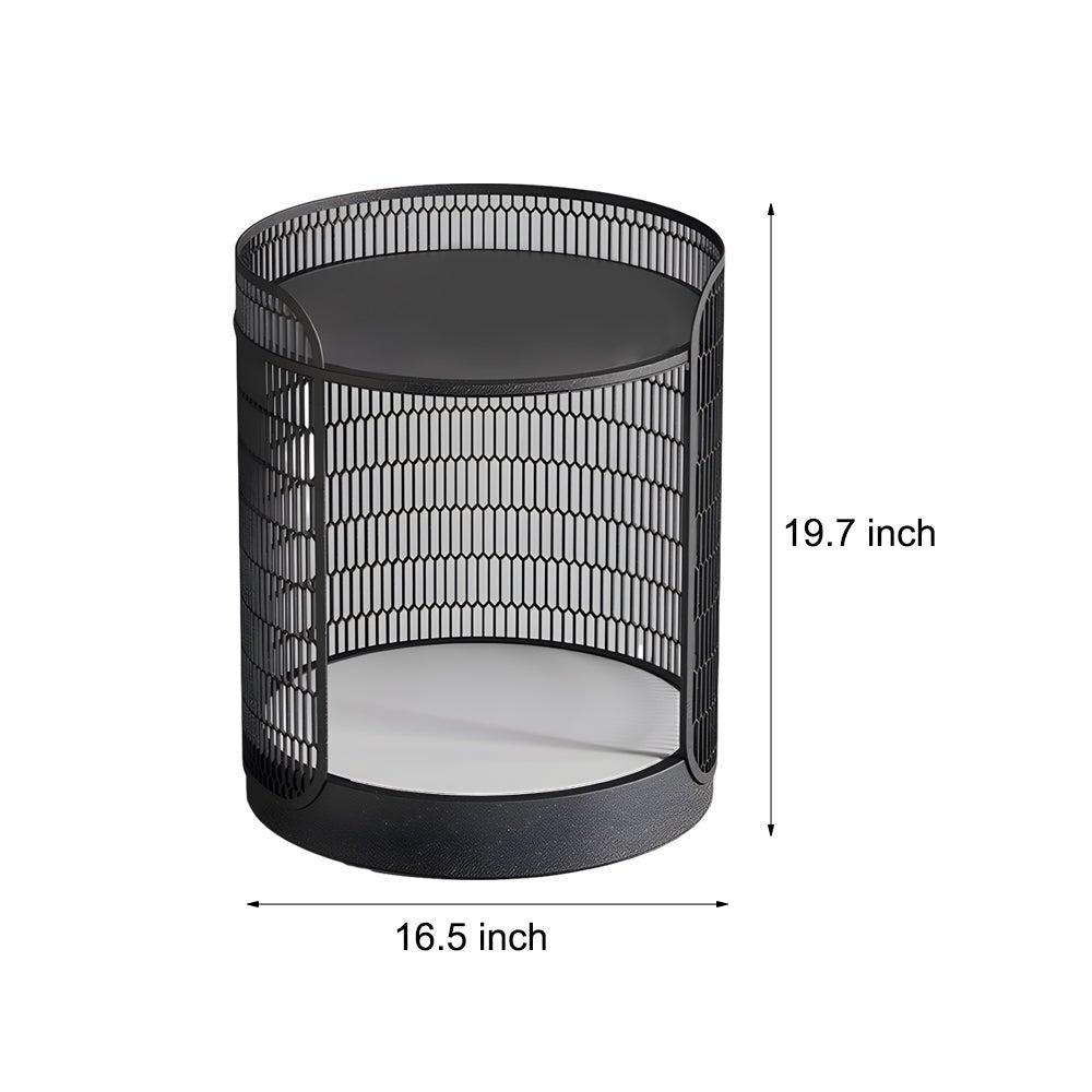WINDSOR HEIGHTS 19-INCH LED MESH OUTDOOR LAMP WITH TABLE