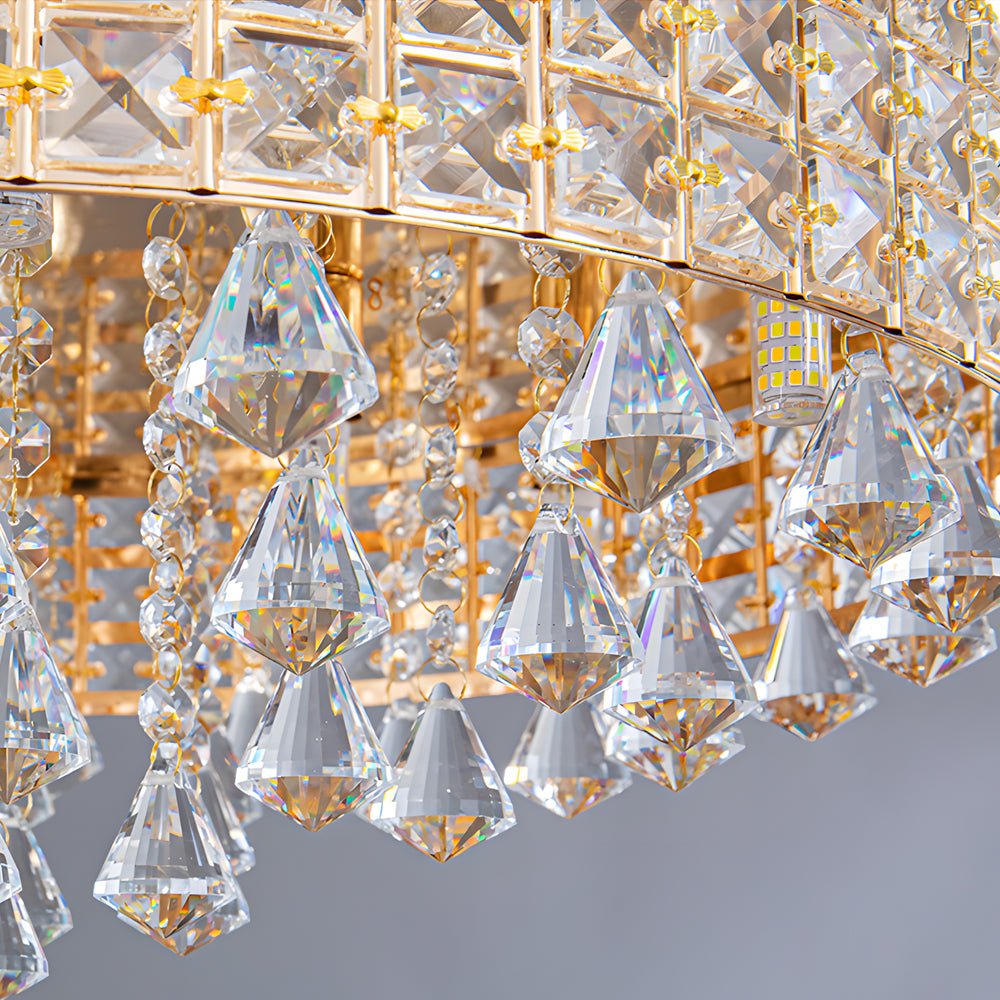 VERITY CRYSTAL ORB CEILING LANTERN