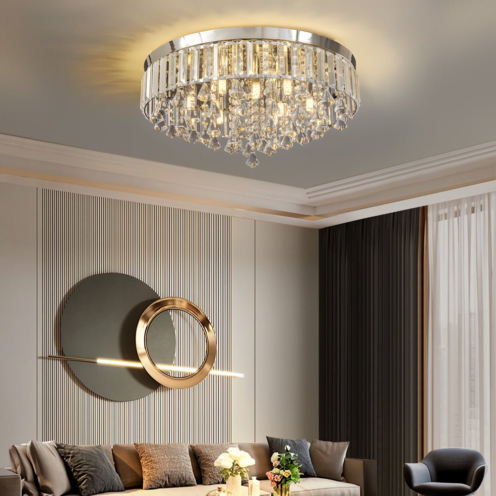 VERITY CRYSTAL ORB CEILING LANTERN