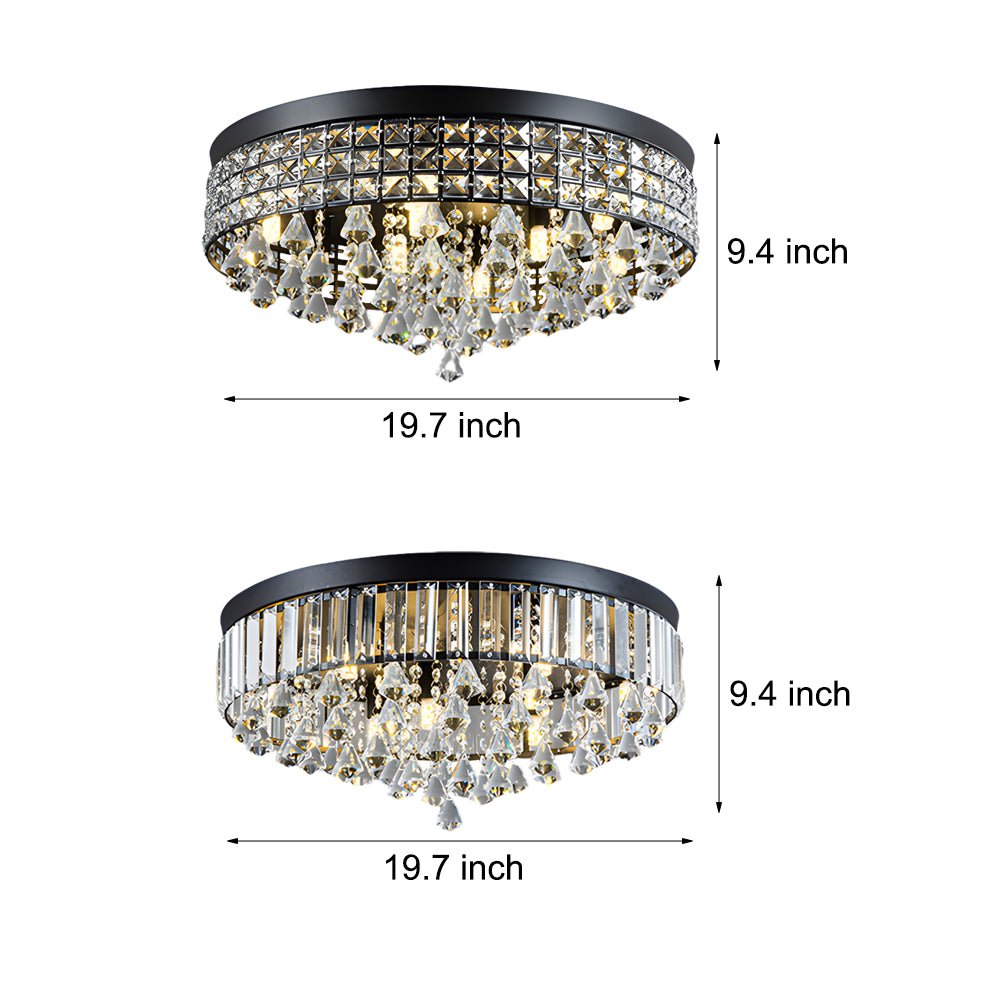 VERITY CRYSTAL ORB CEILING LANTERN