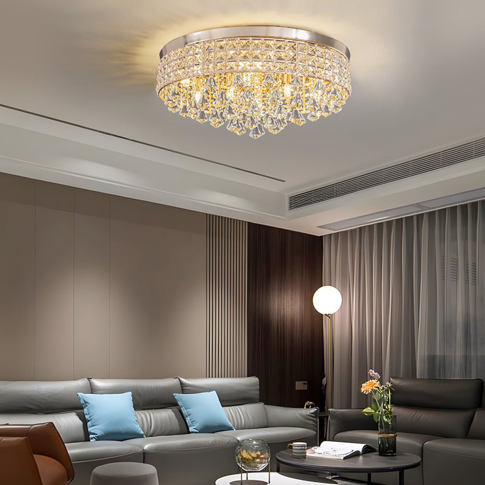 VERITY CRYSTAL ORB CEILING LANTERN