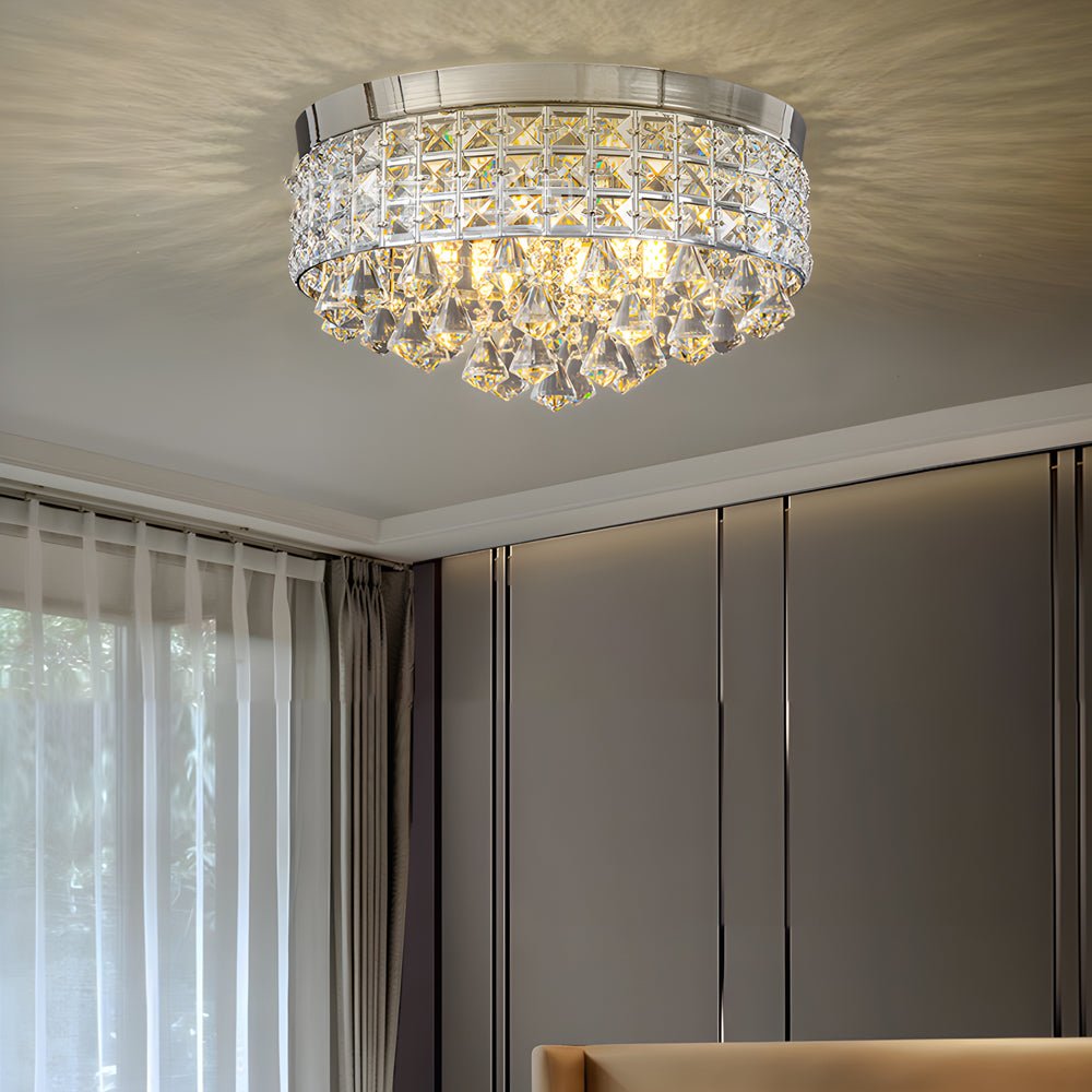 VERITY CRYSTAL ORB CEILING LANTERN