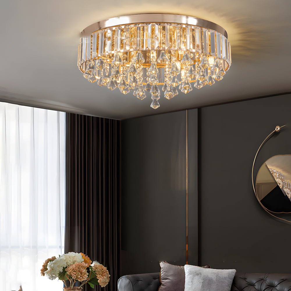 VERITY CRYSTAL ORB CEILING LANTERN