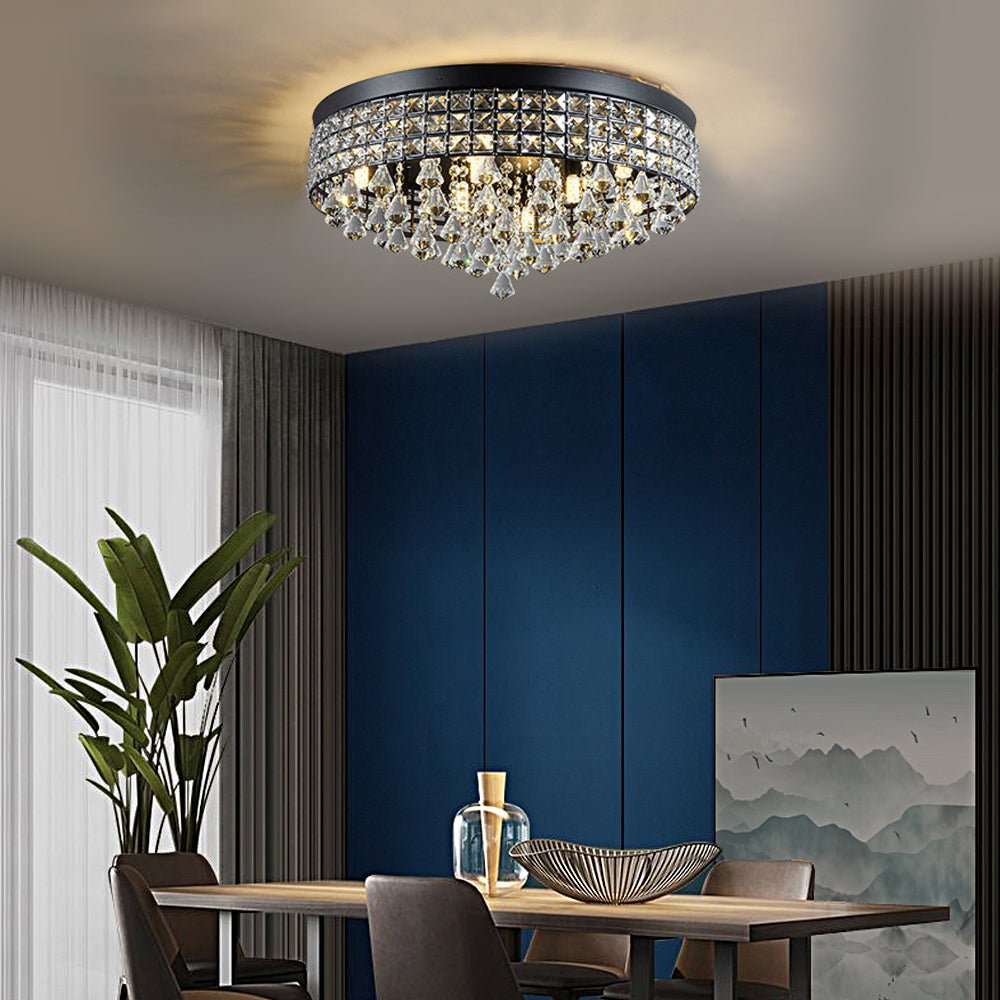 VERITY CRYSTAL ORB CEILING LANTERN