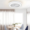 WINDSOR AEROLIGHT 19.7" BLADLESS CEILING FAN WITH INTEGRATED LED ILLUMINATION AND REMOTE CONTROL