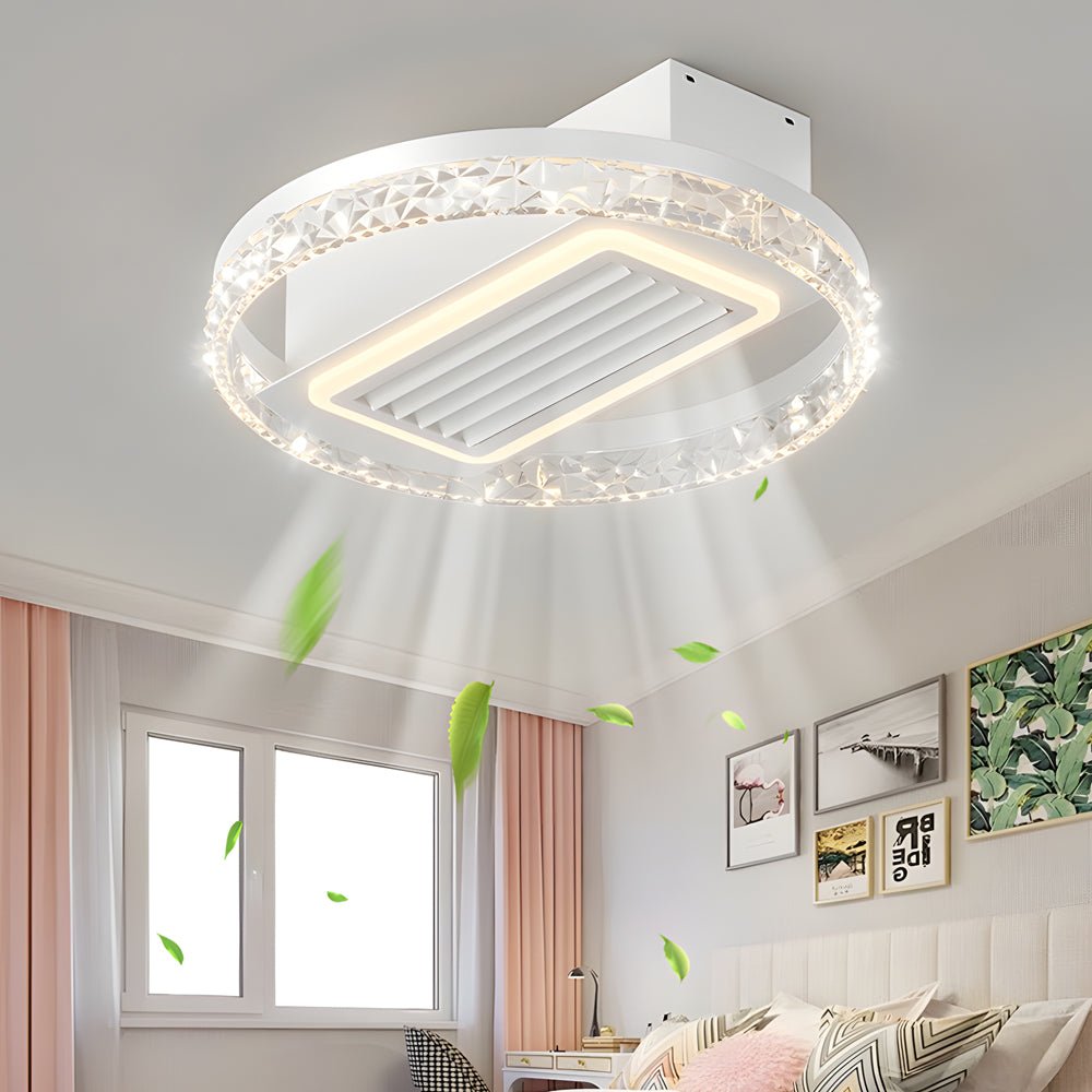 FENWICK WHIRL BLADELESS CEILING FAN WITH INTEGRATED LED ILLUMINATION AND WIRELESS REMOTE