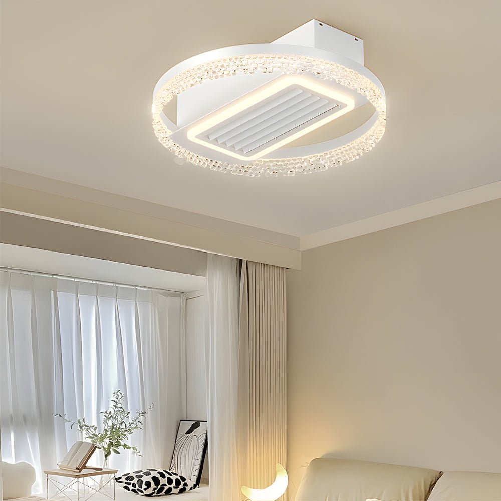 FENWICK WHIRL BLADELESS CEILING FAN WITH INTEGRATED LED ILLUMINATION AND WIRELESS REMOTE