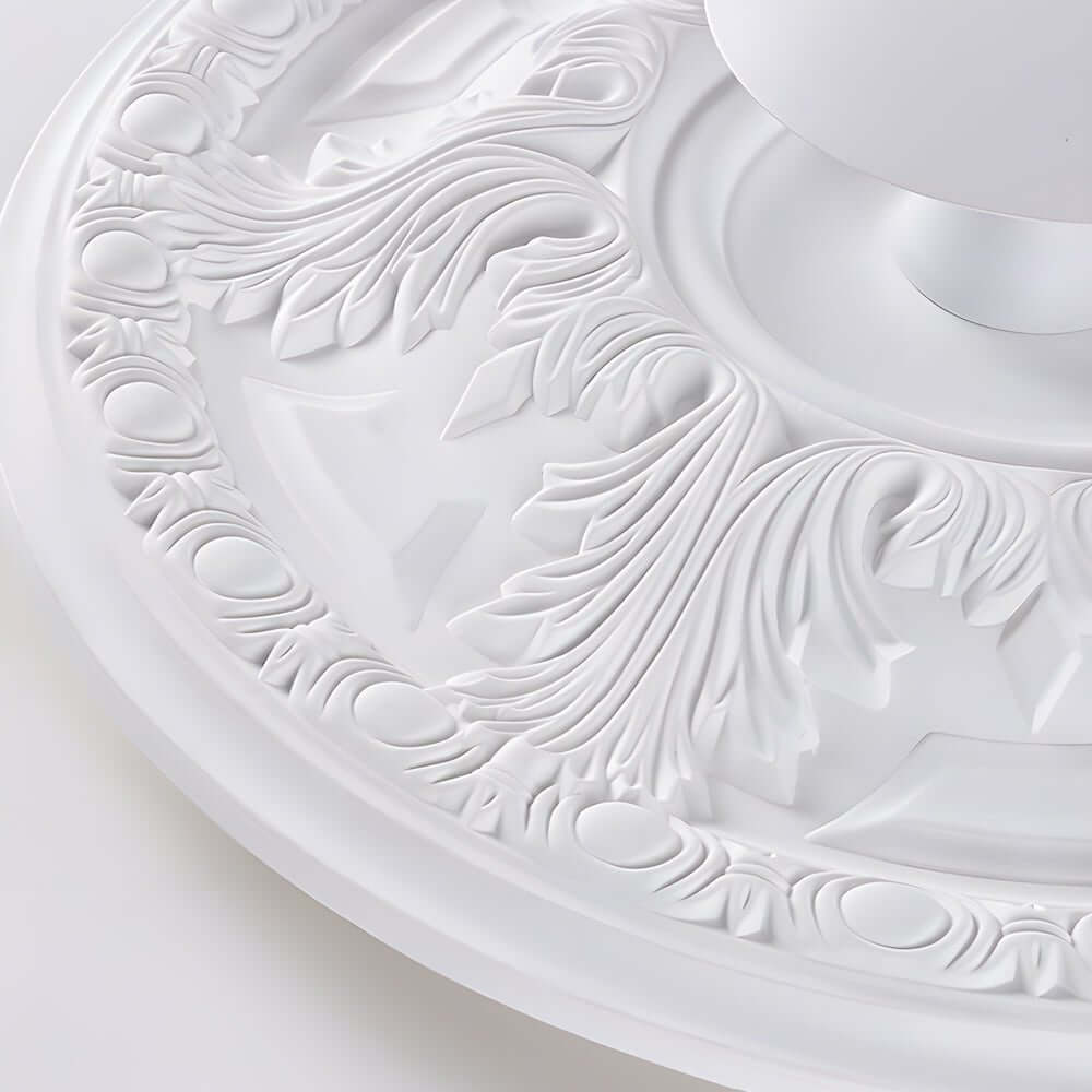 WINTHROP GYPSUM CIRCULAR DIMMABLE LED CEILING FIXTURE