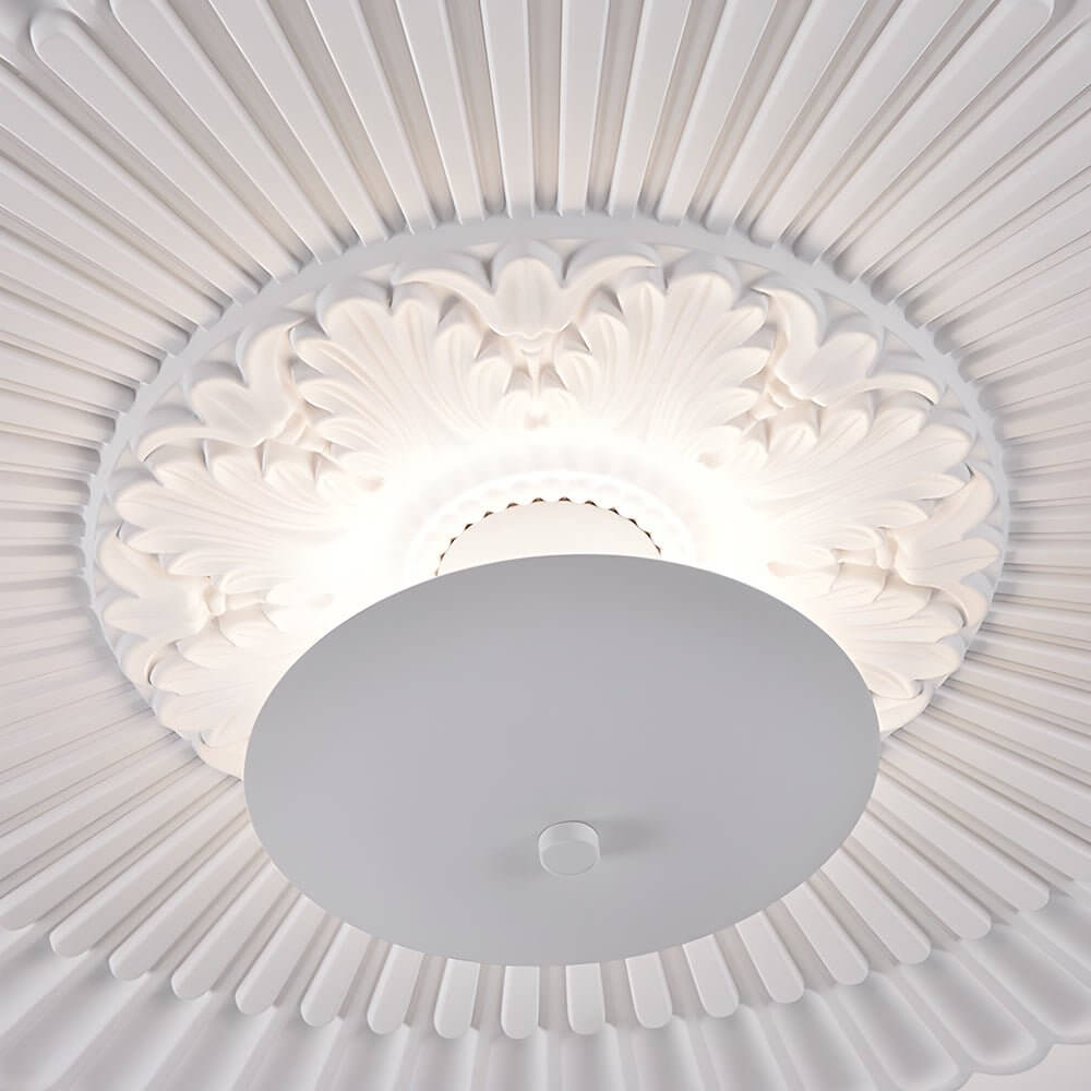 WINTHROP GYPSUM CIRCULAR DIMMABLE LED CEILING FIXTURE