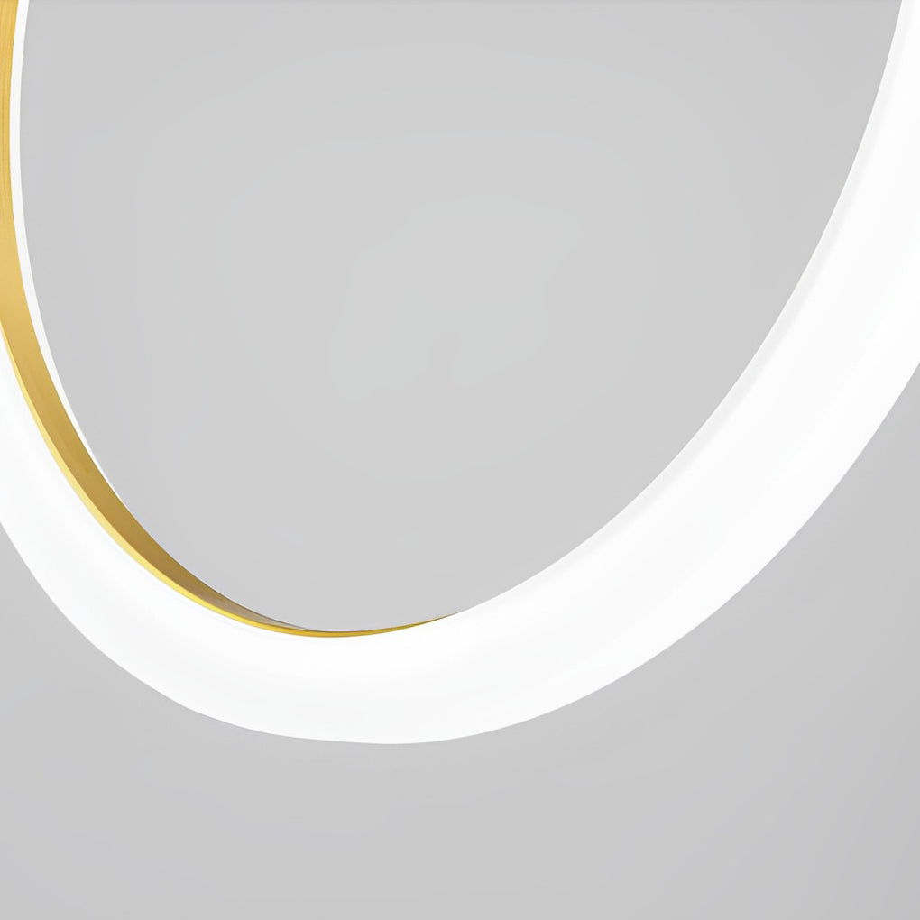 WINTHROP RINGED DIMMABLE LED STAIRWAY CHANDELIER