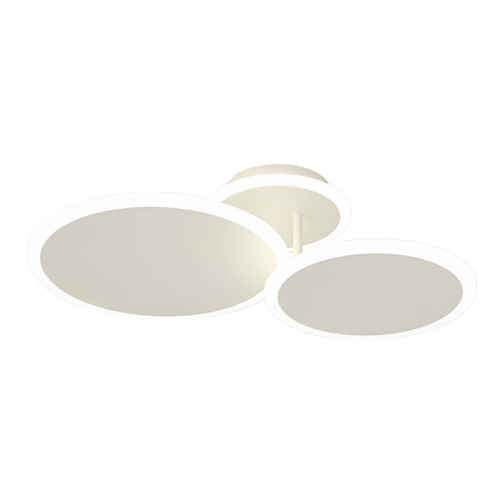 WINSLOW TRIO DIMMERED LED CIRCULAR CEILING LUMINAIRE"  
2. "LAVERTON THREE-TIERED LED ROUND LIGHTING FIXTURE"  
3. "HARTFIELD MATTE WHITE LED TRILOGY CEILING ILLUMINATOR"  
4. "CAVENDISH MODERNIST ROUND DIMMABLE CEILING LIGHT"  
5. "FENWICK TRIPLE ADJUSTA