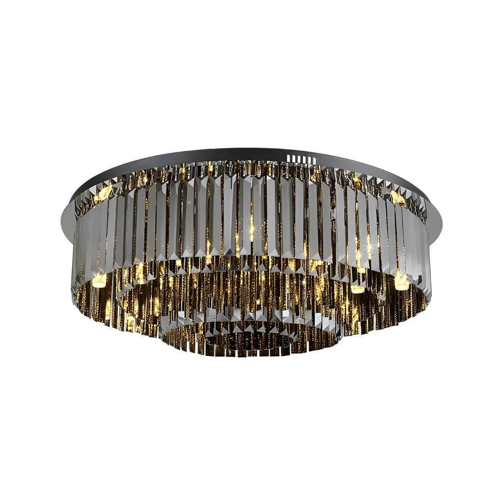 WINTERBOURNE SMOKY CRYSTAL TRILOGY CEILING LUMINAIRE